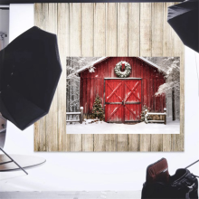 210cm x 150cm Weihnachten Hintergrund Tuch Tür Dekoration Foto Studio Ch