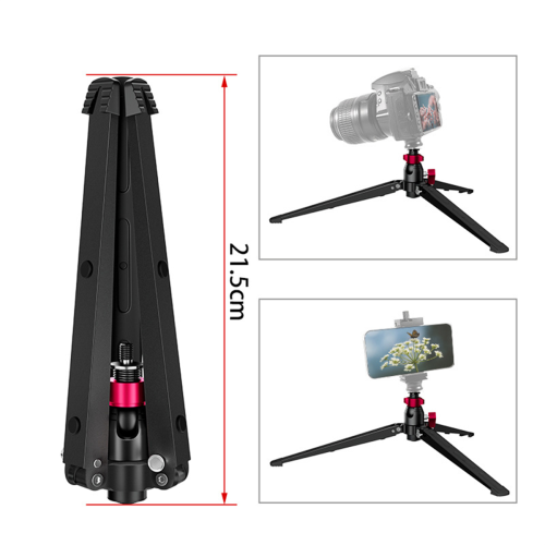 Universal Mini Tripod Stand Bracket Desktop Folding with 3/8 Inch Scre 1