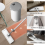 Flat Mop,Hands-Free Self Wringing Floor Cleaning Mop - Microfiber Mop, 7