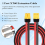 2ks prodlužovací kabel XT60 12AWG 1FT na samec/samice pro 4
