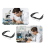 Magnifying Glasses with Light,Lenses Eyeglasses Magnifier for Hobby, C 3