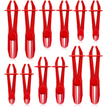12-teilige Schlauchklemmenzange zum Abklemmen von Kraftstoffleitungen, rot, 3 Größen