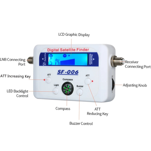 Digital LCD Search Meter Signal Mini Satellite -006 Sat Finder 2