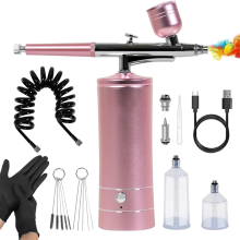 Sada AirBrush s kompresorem a rukavicemi - vysokotlaký airbrush 27 PSI