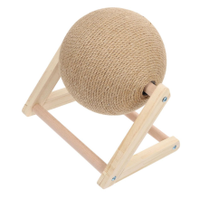 Klorebrett til katt, morsomt klorebrett, stativ til kattunge, ball, skrapebrett
