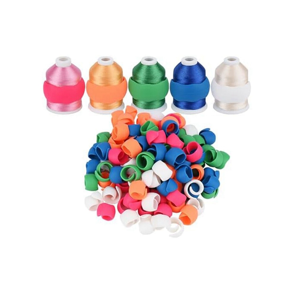 100 Soportes Para Carretes De Hilo Que Mantienen El Carrete Ordenado Y Organizado Para Coser-image