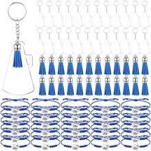 Cheerleader-Geschenke, 24 Cheer-Schlüsselanhänger aus Acryl mit Armbändern für Jungen
