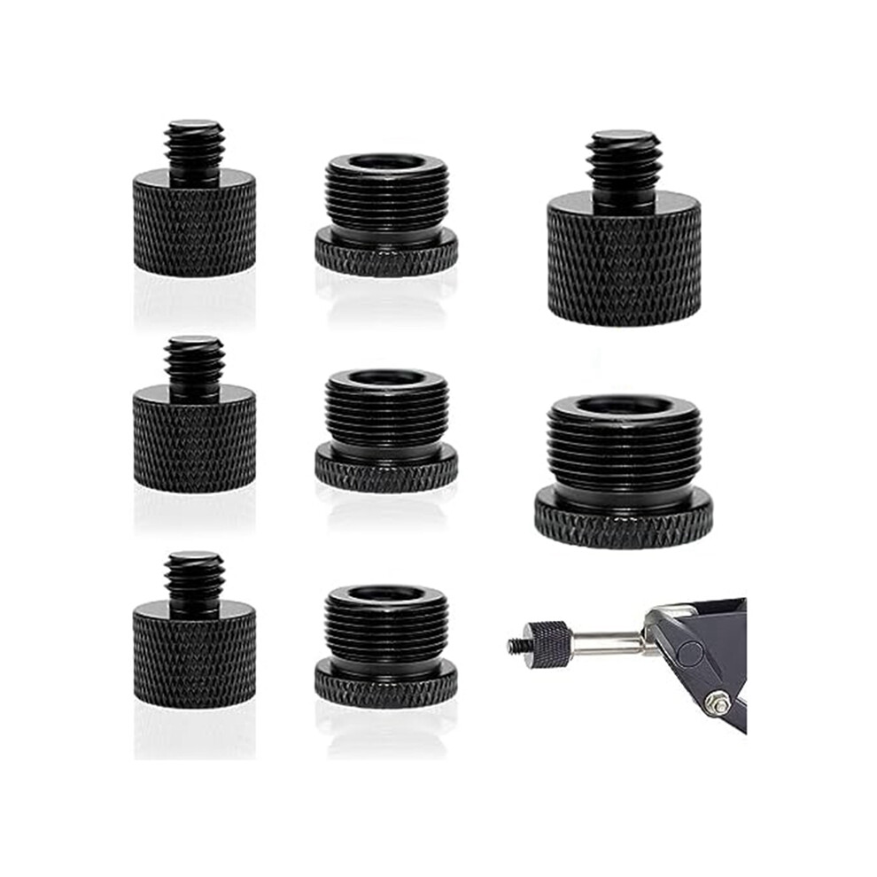 8Pcs Microphone Stand Adapters, 3/8 to 5/8 Adapter for Camera Screw Mo-image-OPC-PJPY9BM-NEW