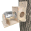 Squirrel Feeding Box Food Container Wooden Pet Storage Tools Bird Feed 8