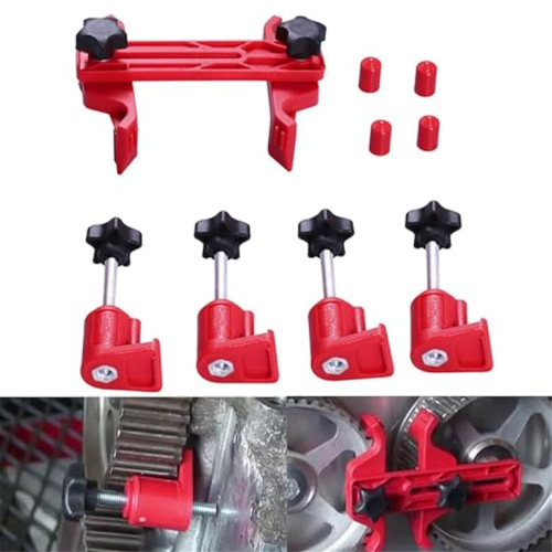 9PCS Car Main Cam Timing Sprocket Gear Locking Tool Set, Bump Double C 2