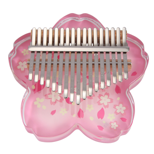 Ακρυλικό Kalimba 17 κλειδιών διαφανές Kalimbas για αρχάριους αντίχειρες πιάνου Professional 1