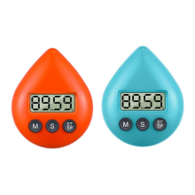 Cichy, nietykający, wodoodporny, prysznicowy timer z magnetycznym tyłem, bateria, zasilanie