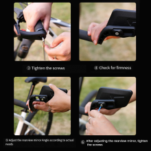 Fahrrad Universal Weitbereichsverstellbarer Rückspiegel Fahrradlenker
