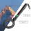 Foldable Handheld Metal Detect 360Scanning Detector Scanner Security 3