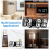 3D LED Digital Uhr Leuchtende Wand Multifunktionale USB Stecker in Electro 1