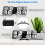 3D LED Digital Uhr Leuchtende Wand Multifunktionale USB Stecker in Electro 3