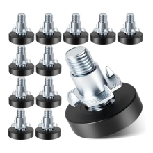 Möbel-Nivellierfüße mit T-Muttern, 1/4 Zoll-20 UNC-Gewinde, verstellbar