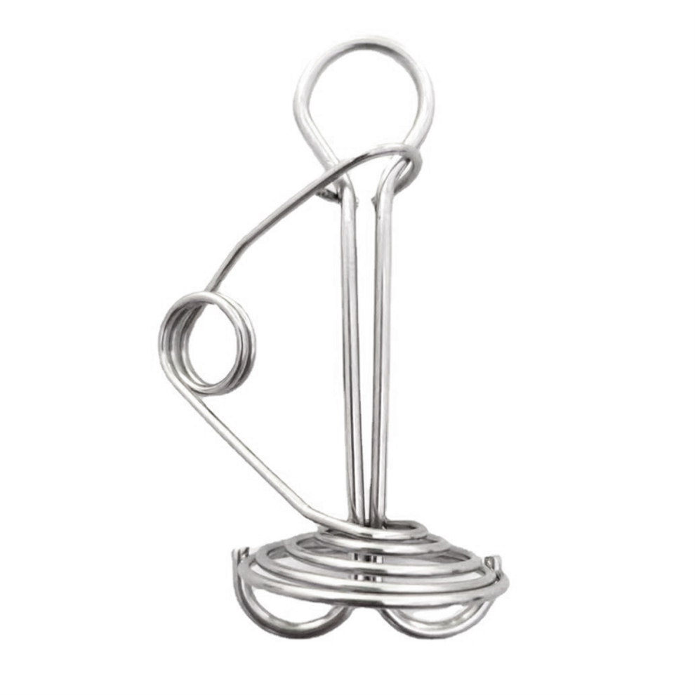 Lot de 10 piquets de pont à ressort avec boucle en corde, portables, en acier inoxydable, coupe-vent