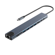 10-i-1 USB-C dockingstation HUB-splitter til kompatibel adapter