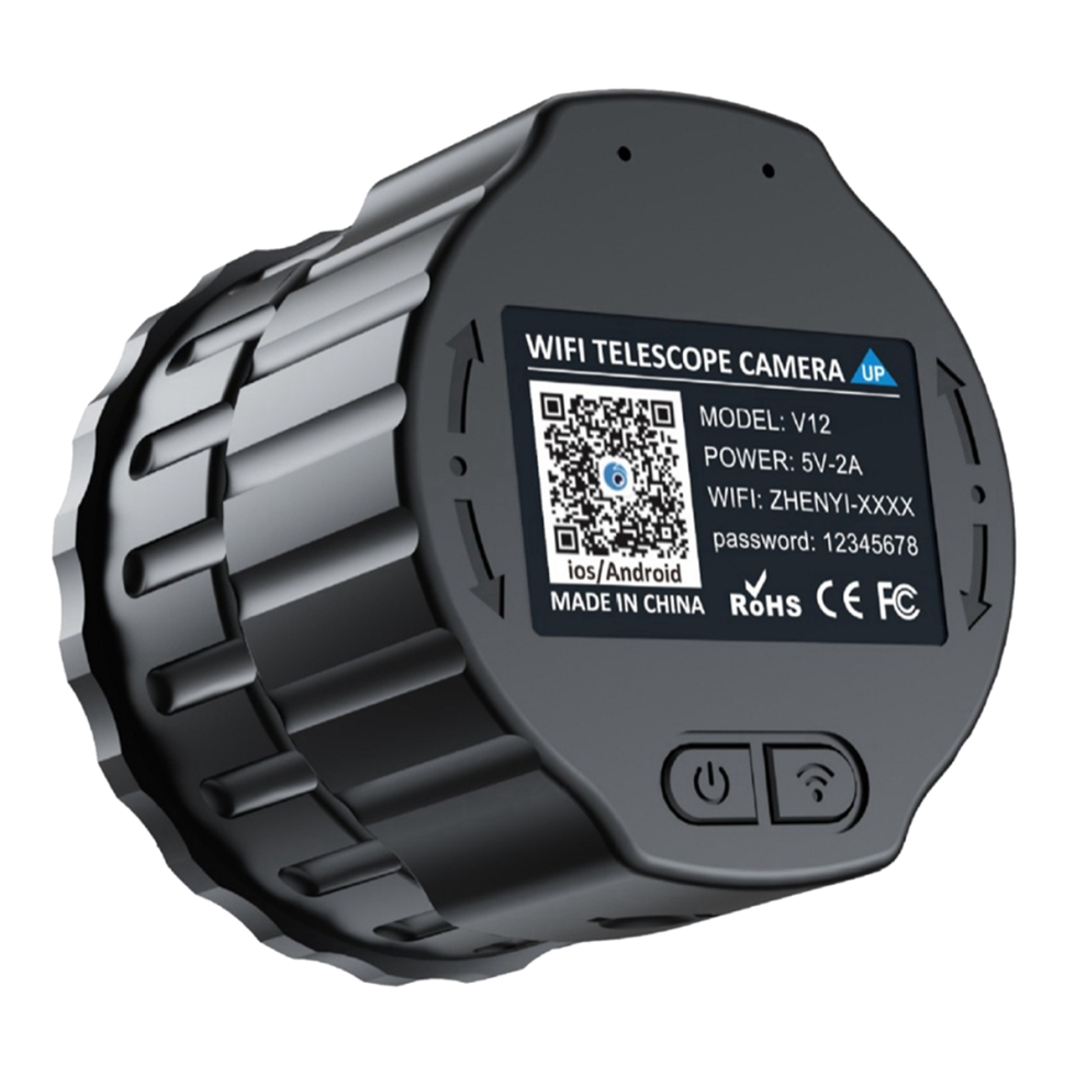2K 4 Million High-Definition Wifi Electronic Eyepieces, Telescopes, Bi Black 4852461740881