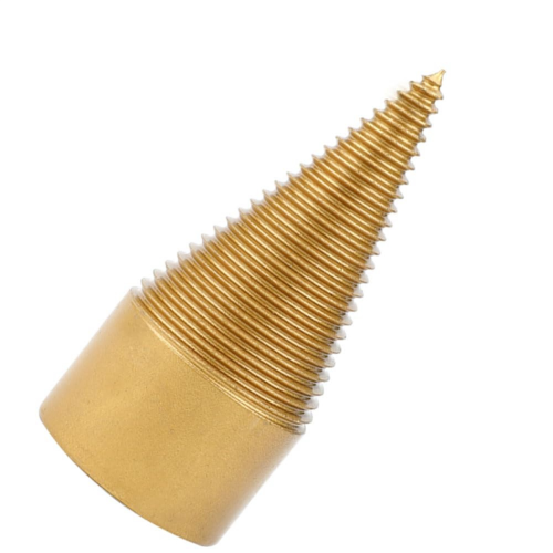5Pcs Drill Bit Removable Cones Kindling Wood Splitting Logs Bits Heavy 2