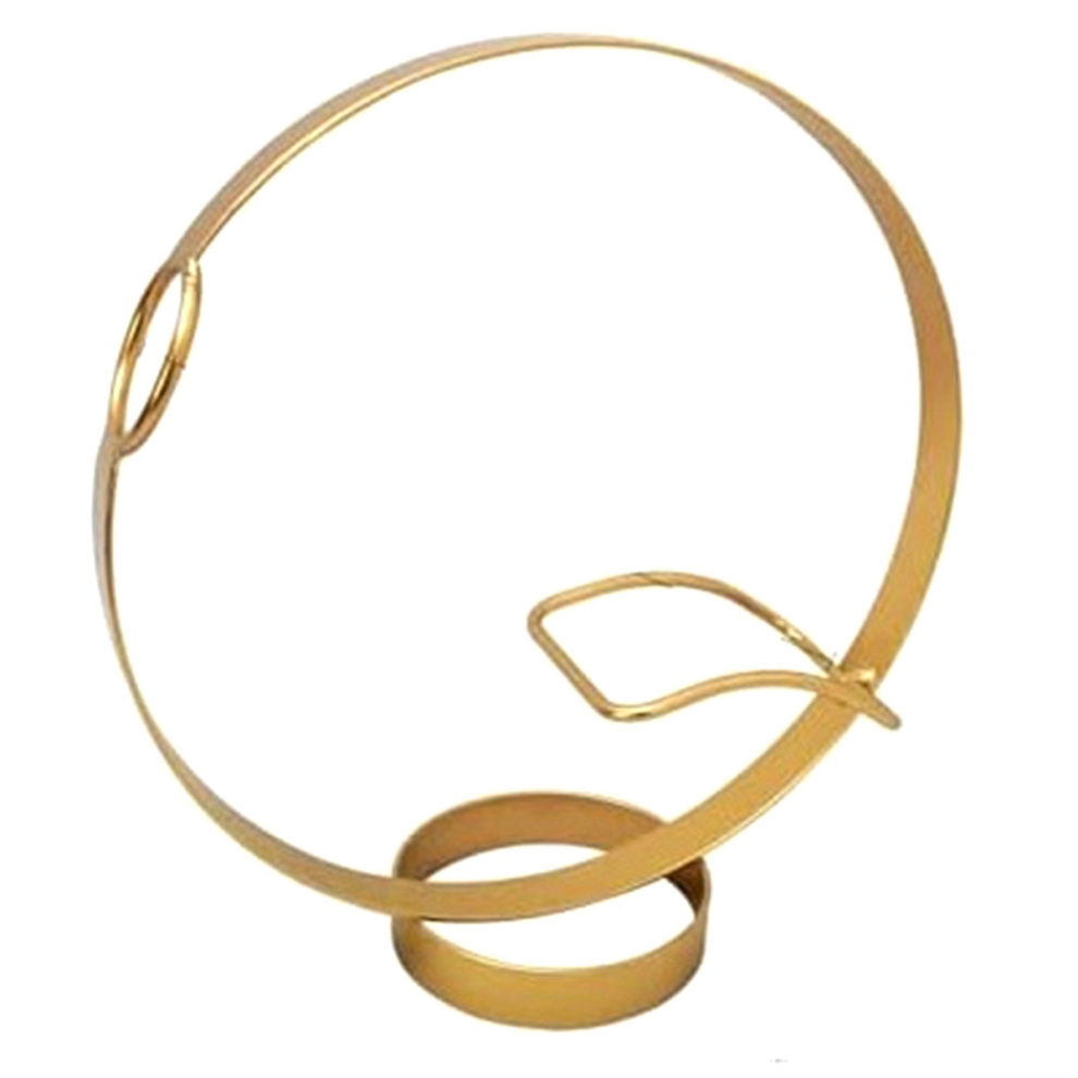 Wine Holder Stand for Tabletop and Countertop - Metal Single Bottle Ra-image-OPC-PJPYD2H-NEW