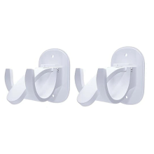 4PCS Gardinenstange Klammern Kein Bohren Halter Selbstklebende Haken Nagel