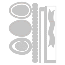 Ostereierschachtel Metall Stanzformen Data Slimline Essentials Scrapbookin