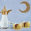 50Pcs Eid Mubarak Dekoration Schokolade Wrapper Papier Süßigkeiten Tablett 10