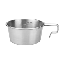 Picknick Schüssel Antihaft Camping Tasse mit Griff Geschirr Outdoor Cookwa