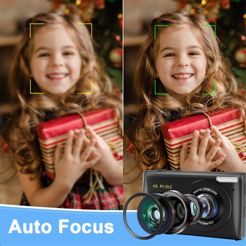 Digital Camera, 4K Children Camera for Photography, 64MP MP3 Player 2. 2