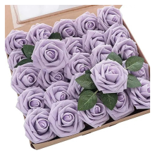 25PCS Künstliche Rosen Blumen Suchen Hochzeit Bouquets Mittelstücke B