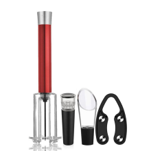 Air Pump Wine Bottle Opener Pressure Vacuum Red Stopper Beer Lid Stain