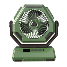 Outdoor Camping Fan 6000MAh Wiederaufladbare Decke Oszillierende Tragbare