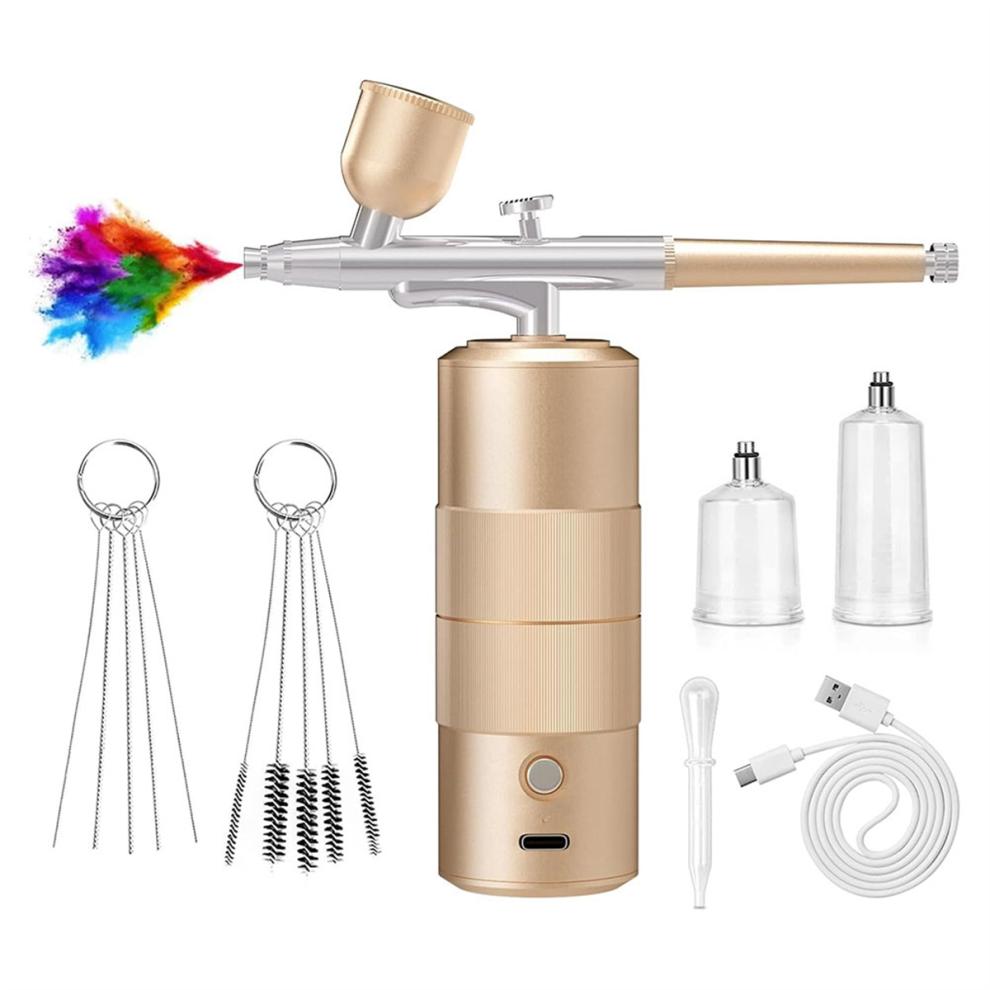 Airbrush Kit With Compressor High Pressure Airbrush Set 0.3Mm Nozzle F 4852461750859
