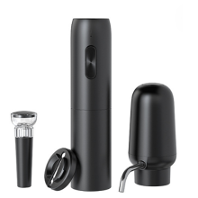 Elektrisches Weinöffner-Set 4-in-1 mit wiederaufladbarem Öffner, Belüfter und Ausgießer