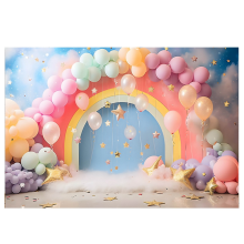 210X150cm europäischen amerikanischen Valentinstag Kulissen Ballon Rosen Pi