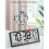 LCD-Digitalwecker mit Temperatursensor für Desktop und Wandmontage 7