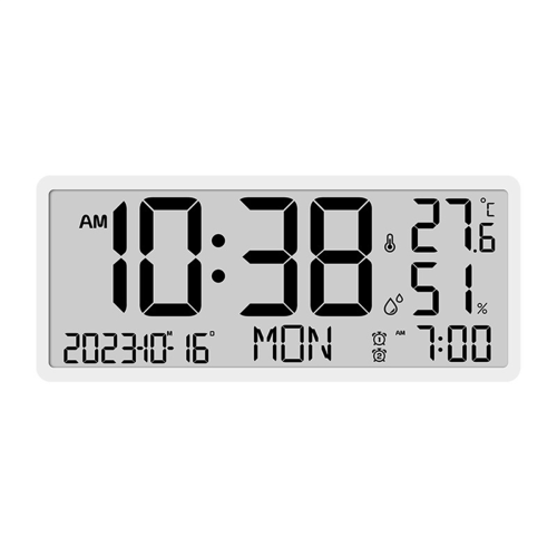 LCD-Digitalwecker mit Temperatursensor für Desktop und Wandmontage 2