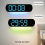 LCD-Digitalwecker, multifunktional, große LED-Wandanzeige, Alarm 8