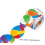 Περίγραμμα πίνακα ανακοινώσεων 68,9 πόδια για μπάλα θαλάσσης για σχολική τάξη 11