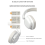 Kabelloses Headset Bluetooth Typ Spiel Big Power mit Spezialstecker Micro 6