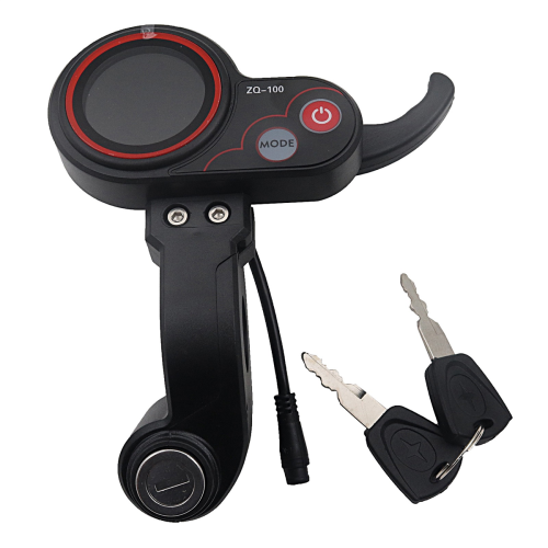 LCD Display ZQ-100 Electric Scooter with Locking Instrument Dashboard 1