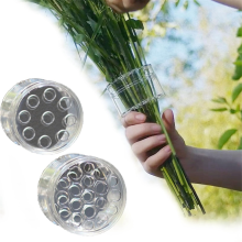 Spiral Ikebana stilkholder, genanvendeligt blomstergitter til vase, blomstformet