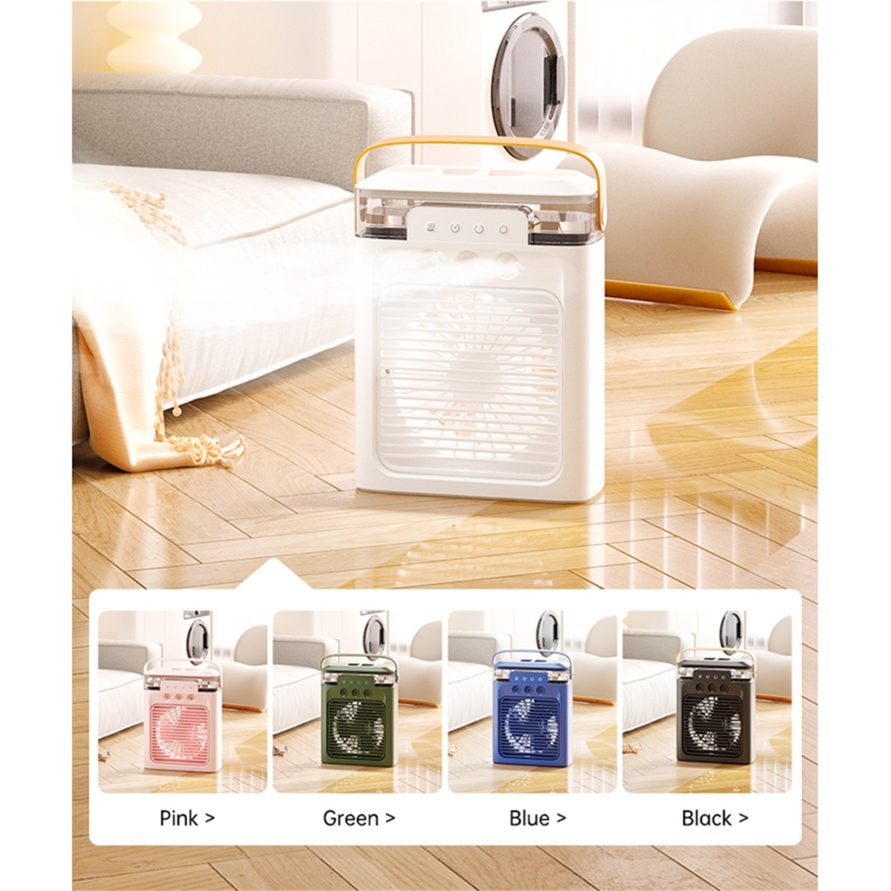 Hordozható KlíMaberendezéS VentiláTor Mini PáRologtató HűTő SzíNes Led-Ekkel L-image