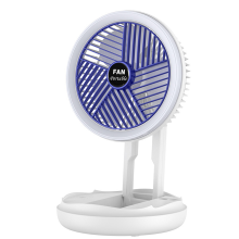 USB-Lade Faltbarer Tischventilator Wandmontierte Hängedecke mit LED