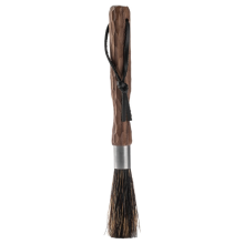 Professionelle Kaffeebürste, Naturborstenmühle, Walnussgriff, Espre
