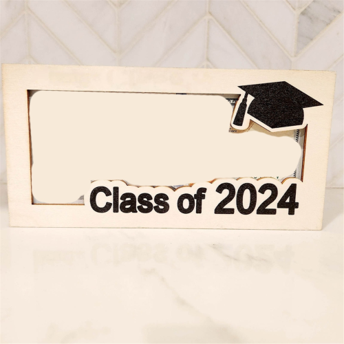 Boîte à Cartes De Remise De Diplôme 2025 - 26x26x20 Cm, Papier Cartonné Noir, Pliable (pour Fêtes, Votes, Messages) - 10