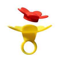 Stück Vogel-Handfutterspender mit Blumenhandgelenk für den Außenbereich, Fütterungswerkzeuge