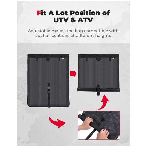 Müllsack für Ihr Utv Atv Universalzubehör Mesh Bag Vinyl Compa 2